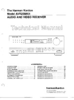 Harman Kardon AVR25II OEM Service