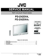 JVC PD-Z42DX4 OEM Service