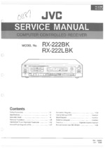 JVC RX222 OEM Service