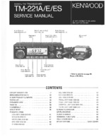 KENWOOD TM221A OEM Service