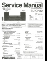 Panasonic SU-CH80 OEM Service