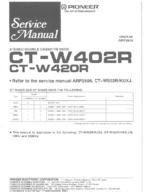 PIONEER CTW402R OEM Service