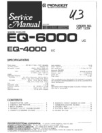 PIONEER EQ4000 OEM Service