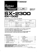 Pioneer SX-1300SD OEM Service