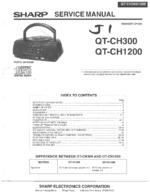 SHARP QTCH1200 OEM Service