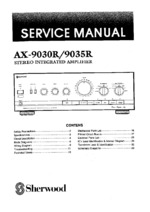 Sherwood AX-9030R OEM Service