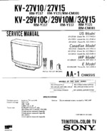 Sony KV27V15 OEM Service