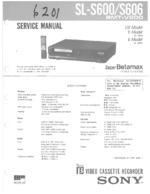 SONY SLS600 OEM Service