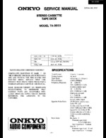 Onkyo TA2033 OEM Service