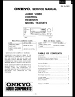 Onkyo TXDS474 OEM Service