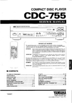 YAMAHA CDC755 OEM Service