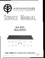 KENWOOD KA6011 OEM Service