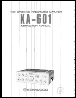 KENWOOD KA601 OEM Owners